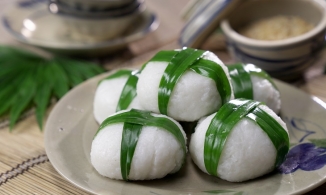 Cơm nắm lá cọ, món ăn dân dã và là đặc sản của vùng đất Tổ Phú Thọ