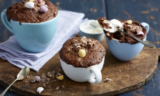 Cách làm Mug Cake Socola - món bánh siêu tốc, người vụng mấy cũng làm được