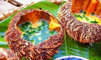 Nhum nướng mỡ hành, ngoại hình gai góc nhưng lại là đặc sản của Nam Du