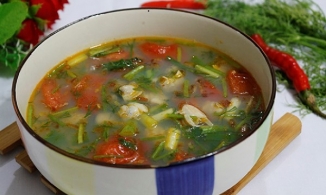 Cách nấu canh ngao chua đưa cơm ngày nắng nóng chỉ trong 15 phút