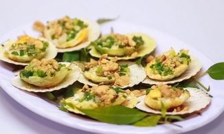 Cách làm sò điệp nướng mỡ hành bằng nồi chiên không dầu ngon mà tiện lợi