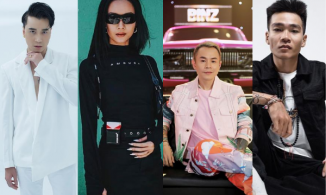 Bộ tứ quyền lực Rap Việt và gu thời trang “chất không tưởng”