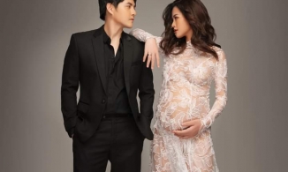 Đông Nhi mặc váy xuyên thấu tung bộ ảnh khoe bụng bầu táo bạo cuối thai kỳ 