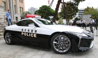 Xe 12 tỷ Lexus LC 500 được dùng làm xe cảnh sát