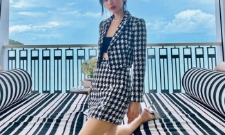 Học sao Việt sắm cả cây vải tweed “xinh ngất ngây”