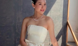 Đoàn Văn Hậu vừa ra mắt 'bố vợ', Doãn Hải My tung ngay hậu trường ảnh cưới cực xinh