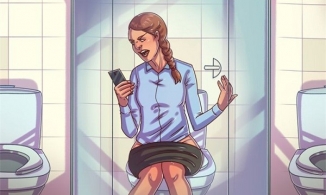 Vì sao không nên sử dụng điện thoại trong nhà vệ sinh?