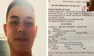 Hà Nội: Công an phát lệnh truy nã đối tượng nguy hiểm Hùng 'cá rô'