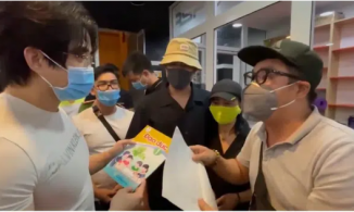 Cát Phượng cùng nhiều nghệ sĩ đến làm việc với gymer xúc phạm cố nghệ sĩ Chí Tài