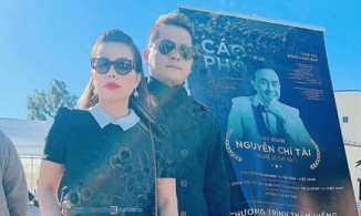 Hoàng Anh cùng 'tình tin đồn' bị chỉ trích khi ôm eo tạo dáng giữa tang lễ cố nghệ sĩ Chí Tài