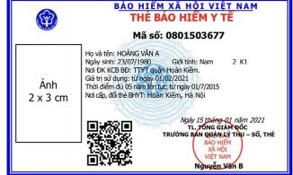 Thẻ bảo hiểm y tế thay đổi từ năm 2021