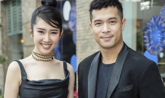 Thuý Ngân công khai ảnh chụp cùng Trương Thế Vinh tại sự kiện