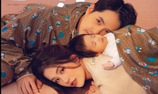 Đông Nhi tung ảnh cả gia đình nhỏ lên bìa tạp chí, bé Winnie chiếm trọn spotlight