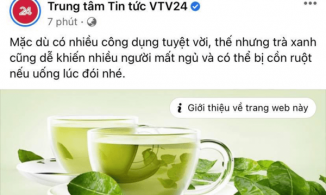 VTV bắt trend đăng bài kiến thức trà xanh giữa drama Sơn Tùng khiến netizen bái phục