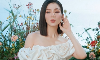 Lệ Quyên hóa 'nàng thơ' trong BST Tết 2021 của NTK Đỗ Long