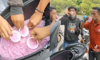 Đi phượt, nhóm thanh niên đồ nước vào cốp xe pha đồ uống