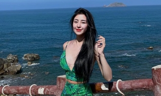 'Hot girl bánh tráng trộn' lần đầu lộ ảnh diện áo tắm sau 8 năm nổi tiếng