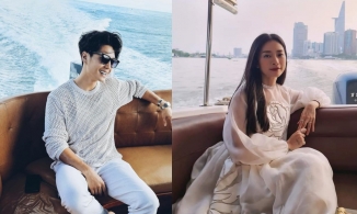 Sau khi công khai ôm nhau tình tứ, Huy Trần - Ngô Thanh Vân quấn quít nhau không rời