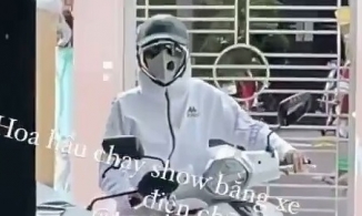 Cát xê hạng A, Top 5 Miss Universe H'Hen Niê vẫn chạy show bằng xe máy điện