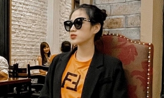 Đỗ Thị Hà diện đồ sành điệu, thần thái ngời ngời đi 'ăn nhẹ' ngày 8/3