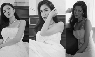 Vừa bị chê gầy, Tăng Thanh Hà 'đáp trả' bằng loạt ảnh gợi cảm khoe vòng 1 lấp ló