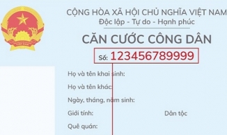 12 số trên thẻ căn cước công dân có ý nghĩa gì?