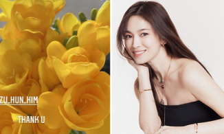 Hậu ly hôn, Song Hye Kyo lần đầu công khai khoe được một nam tài tử đình đám tặng hoa