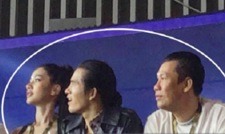 Cẩm Đan - Đức Huy công khai tay trong tay xuất hiện tại Rap Việt Concert