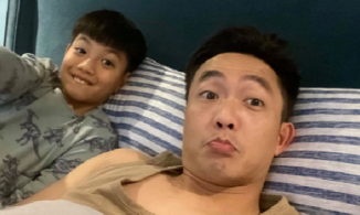 Cường Đô La chia sẻ đoạn clip Subeo làm văn miêu tả tính cách thật của bố