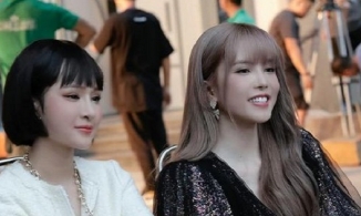 Thiều Bảo Trâm tung ảnh hậu trường cùng Hiền Hồ lộ nhan sắc 'chuếnh choáng'