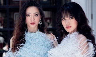 'Hoa hậu nông dân' Đỗ Thị Hà đọ sắc 'Hoa hậu tri thức' Lương Thùy Linh