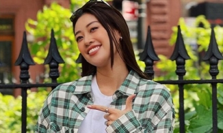 Hết khuấy động sân khấu, Khánh Vân 'bung lụa' trên đường phố New York