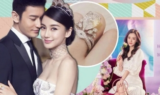Angelababy đeo lại nhẫn kim cương triệu đô mà Huỳnh Hiểu Minh tặng