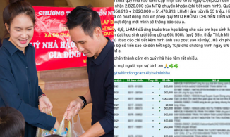 Vợ chồng Lý Hải lại được khen ngợi khi quyên góp 51 triệu vẫn sao kê minh bạch