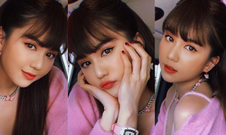 Chán gợi cảm, Ngọc Trinh cắt tóc mái hóa 'em gái nhà bên' 