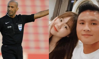 Trọng tài trận Việt Nam - UAE bị netizen phản ứng vì thổi penalty không hợp lý, bồ cũ Quang Hải liền lên tiếng