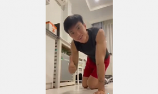 Đăng video khoe body, Đoàn Văn Hậu cán mốc 1 triệu follow