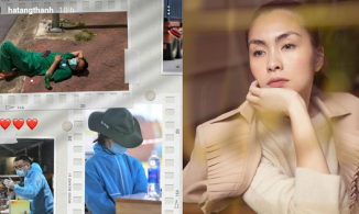 Tăng Thanh Hà xót xa trước cảnh em bé 5 tuổi một mình đi điều trị Covid