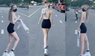 Thiều Bảo Trâm đăng ảnh chạy bộ, chỉ một tấm lưng mà không thể rời mắt