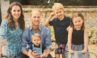 William và Kate đưa ba con đến thăm tượng bà nội Diana trước lễ khánh thành