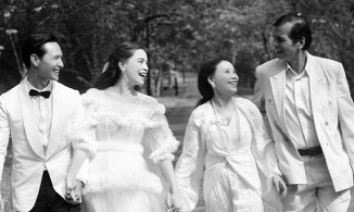 Mang thai 4 tháng, Hồ Ngọc Hà mới quyết định mặc váy cô dâu sánh đôi Kim Lý