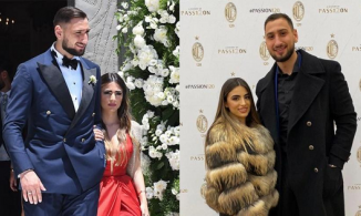 Chuyện tình 'đũa lệch' 40cm của thủ môn Italy và bạn gái