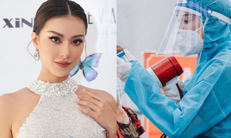 Á hậu Kim Duyên ghi điểm khi rũ bỏ xiêm y, khoác đồ bảo hộ kín mít