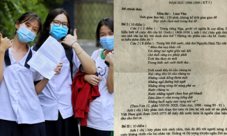 Đề thi Văn năm học 1998 - 1999 có gì đặc biệt mà được rần rần chia sẻ lại?