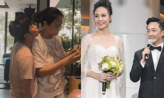 Cưới vợ người mẫu trong khi người mình 'chỉ một mẩu', Cường Đô La khổ sở khi hôn