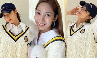 Khoe 'sương sương' ảnh hậu trường, Park Min Young trẻ như gái 18