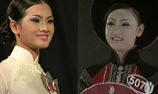 Ngỡ ngàng trước nhan sắc của Ngân Khánh, Anh Thư khi thi Hoa hậu Việt Nam 2000