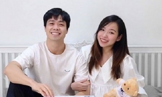 Công Phượng thông báo bà xã Viên Minh đã hạ sinh con đầu lòng