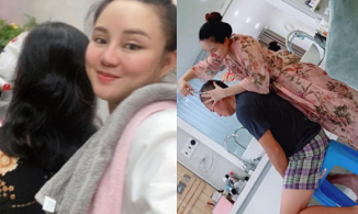 Vy Oanh mở tiệc cắt tóc tại biệt thự, chăm sóc từ giúp việc đến ông xã