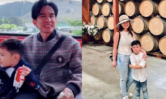 Đan Trường và vợ cũ thân thiết như một cặp, đưa con trai đi chơi nông trại